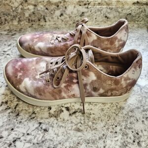 NOBULL Dusty Rose Tie Dye Canvas Trainer Womens Size 9